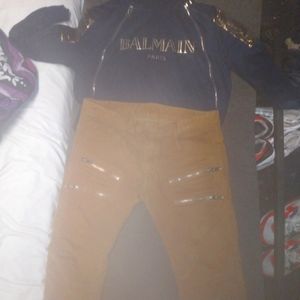 Balmain Hoodie and Balmain Pants